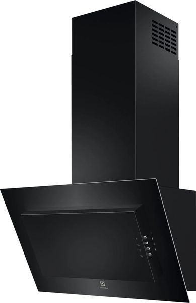 Витяжка Electrolux вертикальна, 60см, 600м куб год., чорний