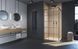 галереи RADAWAY Душевая перегородка Modo New Black II Factory 85см. профиль черный 389085-54-55 - фото 2