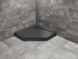 галереи RADAWAY Душевой поддон Doros PT Compact 100x100 Stone черный - фото 1