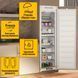 галереї Морозильна камера Whirlpool вбудована, 177x54х54.5, 209л, А++, NF, інв., білий - фото 7