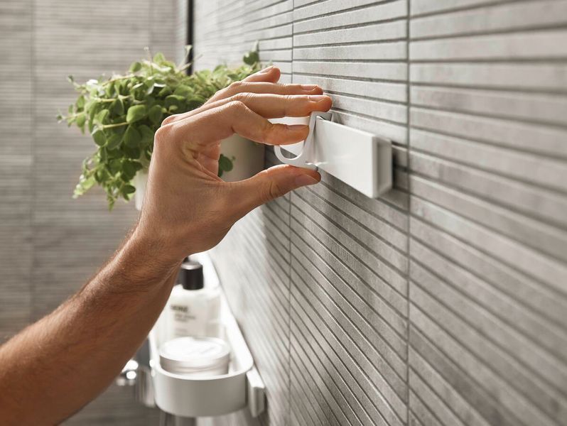 Hansgrohe WallStoris Полиця глибока 25.0 x 10.0 x 7.1 см Matt White (27912700)