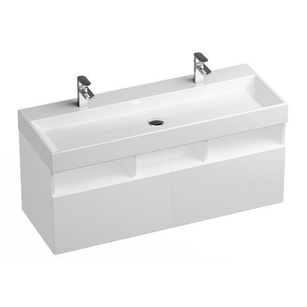 Умивальник Ravak Natural Duo 1200 з отворами, без переливу