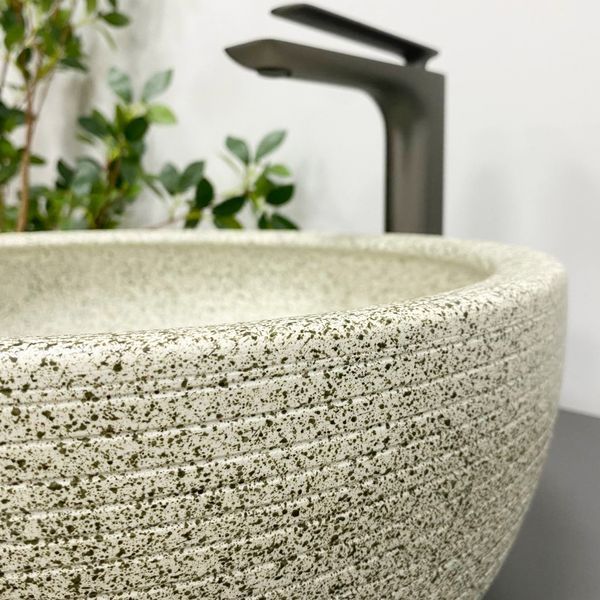 Умивальник (раковина) VBI CORRIDONIA BEIGE STONE MATT накладний