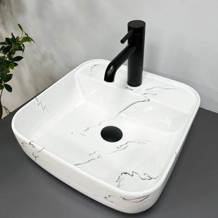 Умивальник (раковина) VBI RAGUSA S MARMO GLOSSY накладний