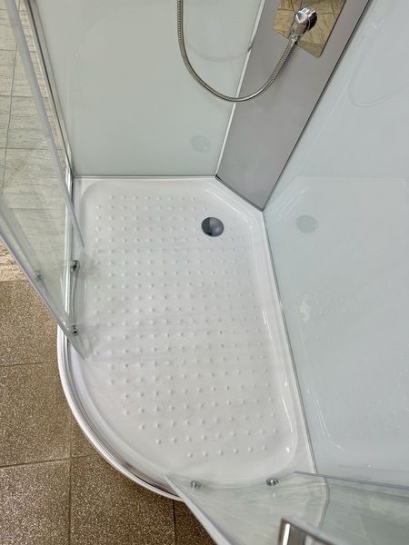 Душовий бокс VERONIS BN-4-120 white CHROME (L) 120х80х215