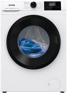 Gorenje Пральна машина фронтальна, 6кг, 1000, A+++, 43.5см, дисплей, пар, інвертор, білий