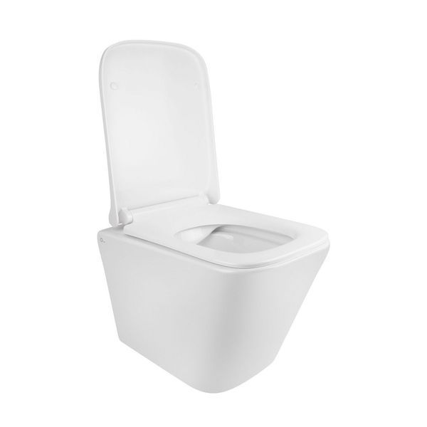Готовое решение Qtap для ванной комнаты: подвесной унитаз Tern Rimless 490x340x350 + комплект инсталляции Nest 4 в 1 (линейная клавиша Chrome)