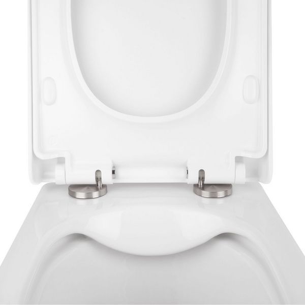Готовое решение Qtap для ванной комнаты: подвесной унитаз Tern Rimless 490x340x350 + комплект инсталляции Nest 4 в 1 (линейная клавиша Chrome)