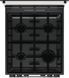 галереї Gorenje Плита комбінована, 70л, 50x60см, дисплей, емальовані реш, програматор IconLed, кришка-скло, сріблястий - фото 4