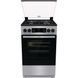 галереї Gorenje Плита комбінована, 70л, 50x60см, дисплей, емальовані реш, програматор IconLed, кришка-скло, сріблястий - фото 1