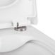 галереи Готовое решение Qtap для ванной комнаты: подвесной унитаз Tern Rimless 490x340x350 + комплект инсталляции Nest 4 в 1 (линейная клавиша Chrome) - фото 5