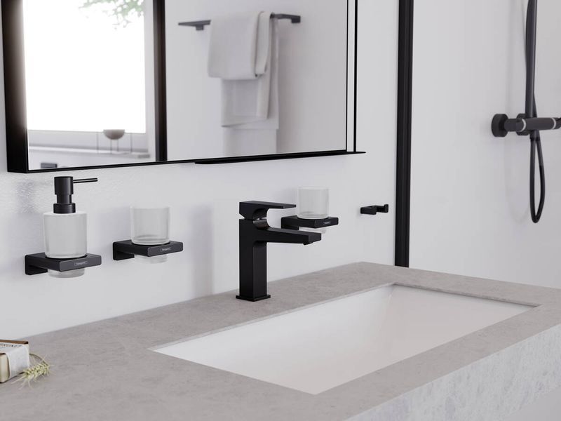 Hansgrohe AddStoris Дозатор підвісний для рідкого мила, Chrome/скло (41745000)