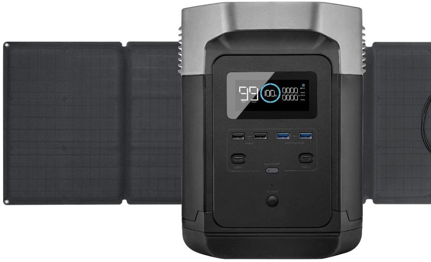 Комплект EcoFlow DELTA + 110W Solar Panel 4094 фото