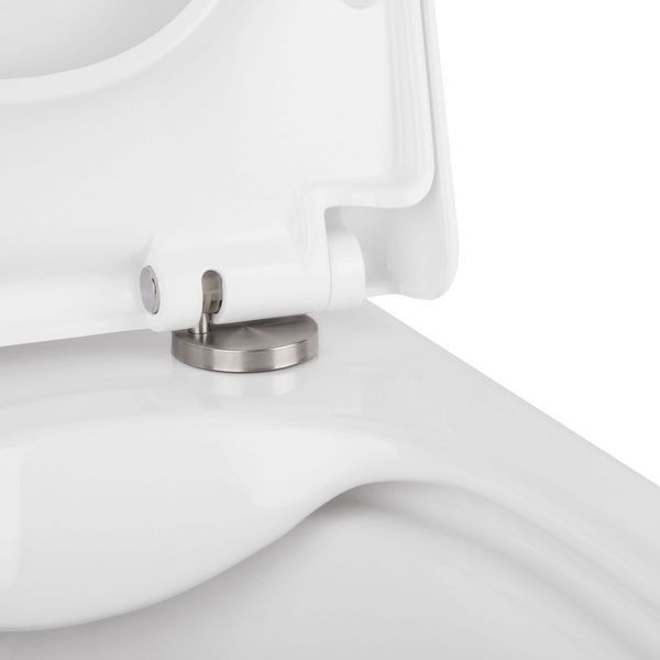Готовое решение Qtap для ванной комнаты: подвесной унитаз Tern Rimless 490x340x350 + комплект инсталляции Nest 4 в 1 (круглая клавиша Satin)