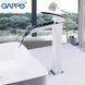 галереи Смеситель для умывальника GAPPO G1007-31, белый/хром - фото 2