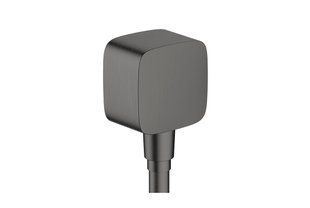 Hansgrohe Шлангове під'єднання FixFit E зі зворотнім клапаном Brushed Black Chrome (26457340)