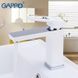 галереи Смеситель для умывальника GAPPO G1017-8, белый/хром - фото 3