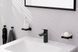 галереї Hansgrohe Змішувач Logis 100 для Умивальника з донним клапаном push-open, Matt Black (71107670) - фото 2