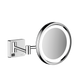 галереї Hansgrohe AddStoris Дзеркало для гоління з LED освітленням, Chrome (41790000) - фото 1