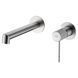 галереї IMEX LINE BRUSHED NICKEL Змішувач для умивальника зі стіни, матовий нікель - фото 1