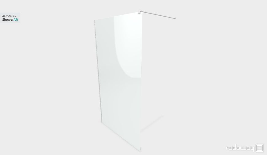 RADAWAY Душевая перегородка Modo New White II 105см. профиль белый 389105-04-01