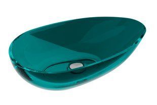 Умивальник на стільницю NEYA Ocean Breeze 60х35 клік-клак хром