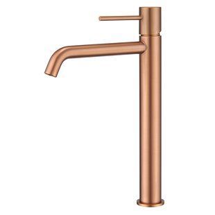 IMEX MONZA BRUSHED ROSE GOLD Змішувач для умивальника високий, PVD матове рожеве золото