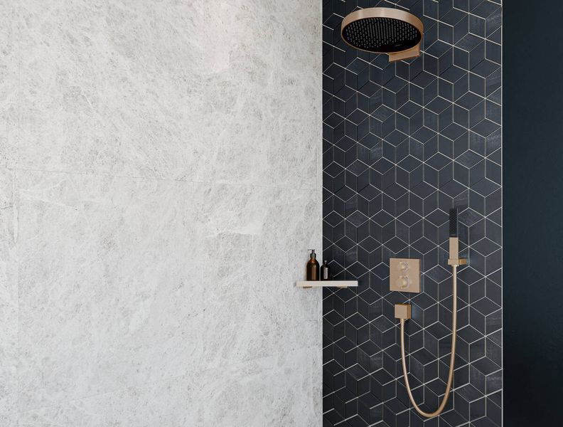 Hansgrohe AddStoris Поличка кутова 14.8 х14.8 x 30.5 см Matt Black (41741670)