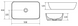 галереи Овальний умивальник UNI 500 R Slim чорний - фото 2