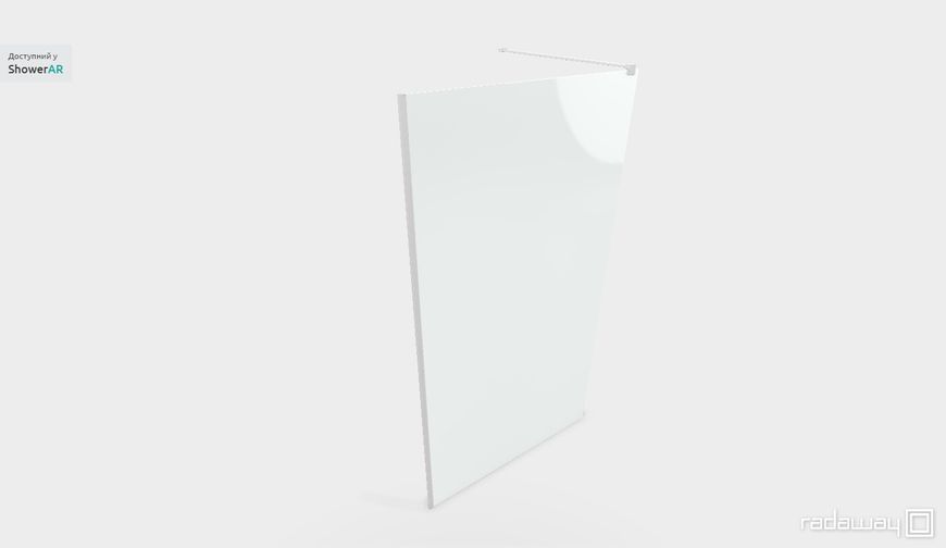 RADAWAY Душевая перегородка Modo New White II 115 см. профиль белый 389115-04-01