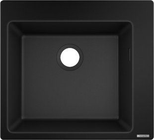 Hansgrohe Кухонна мийка мойка S510-F450 560х510 Graphiteblack (43312170)