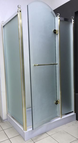Душова кабіна Orans SR-1654-COMBI gold/chrome (R) 120х80х200