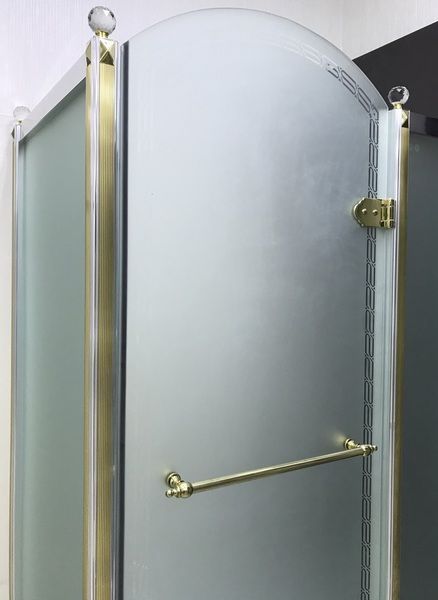 Душова кабіна Orans SR-1654-COMBI gold/chrome (R) 120х80х200