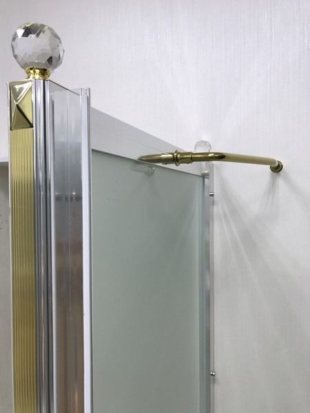 Душова кабіна Orans SR-1654-COMBI gold/chrome (R) 120х80х200