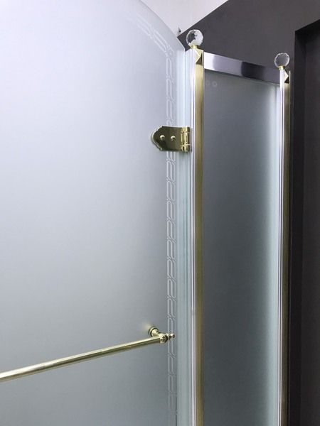 Душова кабіна Orans SR-1654-COMBI gold/chrome (R) 120х80х200