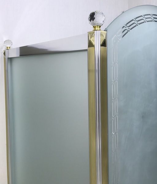 Душова кабіна Orans SR-1654-COMBI gold/chrome (R) 120х80х200