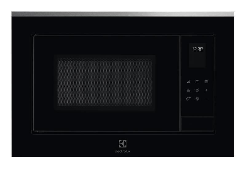 Мікрохвильова піч Electrolux вбудована, 25л, електрон. керування, 900Вт, гриль, дисплей, чорний