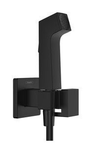 Комплект гигиенического душа E EcoSmart+ на смешанную воду, MattBlack (29233670)
