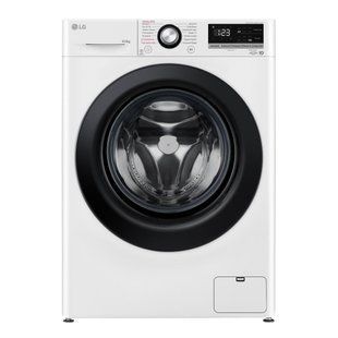 LG Пральна машина фронтальна, 10,5кг, 1400, A+++, 57см, дисплей, пара, інвертор, білий