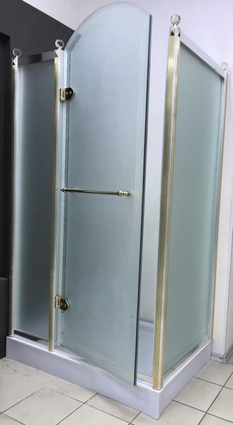 Душова кабіна Orans SR-1654-COMBI gold/chrome (L) 120х80х200
