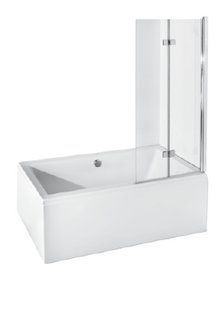Шторка для ванни BESCO Prestigio 80x150