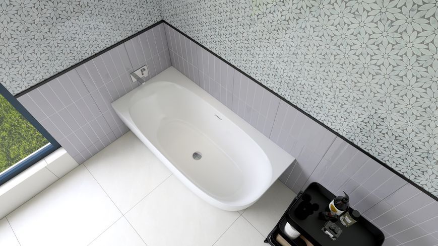Ванна FreeStyle Corner R 1700x800 отдельностоящая, снежно-белая