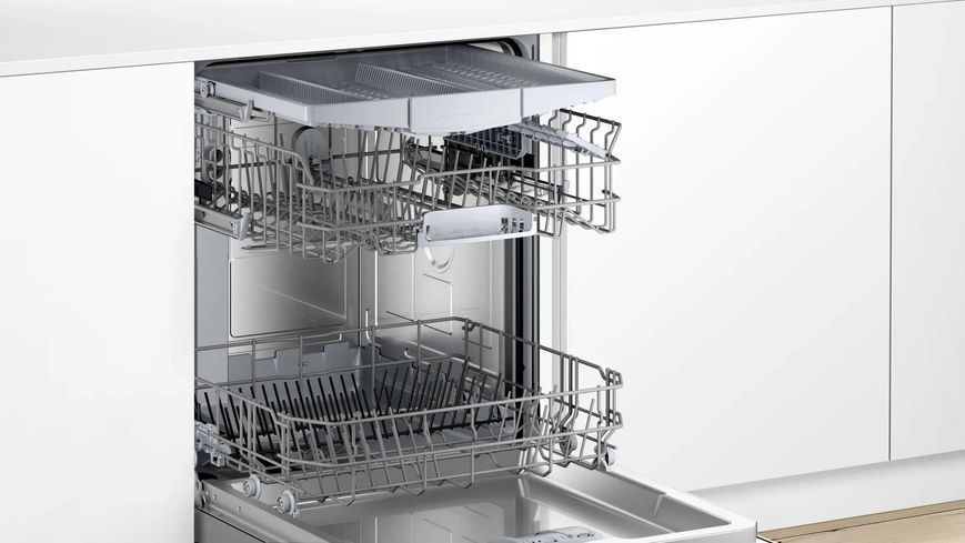 Посудомийна машина Bosch вбудована, 13компл., A+, 60см, 3-й кошик, білий