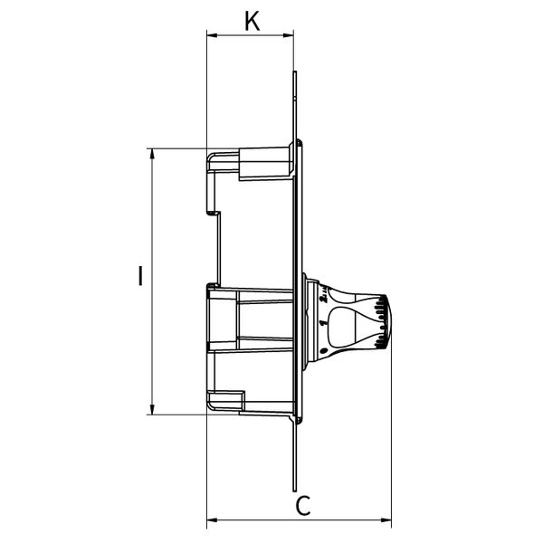 Регулювальний короб Simplex RB RTL-A STANDART з термоголовкою, білий, 3/4 " F11828 фото