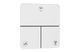 галереї Hansgrohe Перемикач ShowerSelect Comfort Q на 3 функції, Matt White (15587700) - фото 1