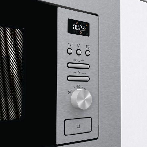 Піч Gorenje мікрохвильова, вбудовувана, 20л, 800Вт, гриль, дисплей, нерж
