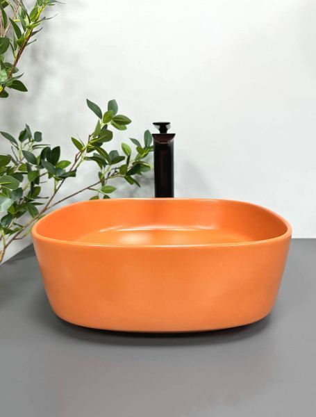 Умивальник (раковина) VBI AREZZO TERRACOTTA MATT накладний