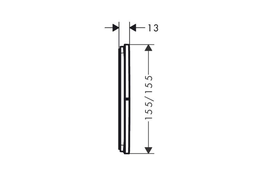 Hansgrohe Перемикач ShowerSelect Comfort S на 3 функції, Matt Black (15558670)