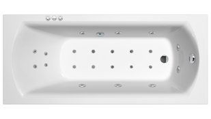 Гідромасажна ванна Ravak DOMINO II 160х75 Relax Ultra (GMSR1740)