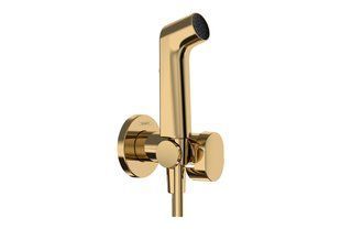 Комплект гигиенического душа S EcoSmart+ на смешанную воду, Polished Gold Optic (29232990)